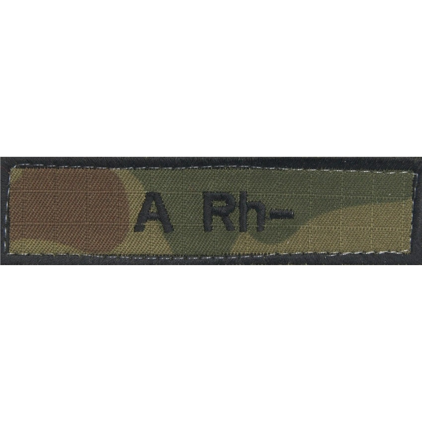 Emblemat - grupa krwi A Rh- wz.93 Pantera PL Woodland