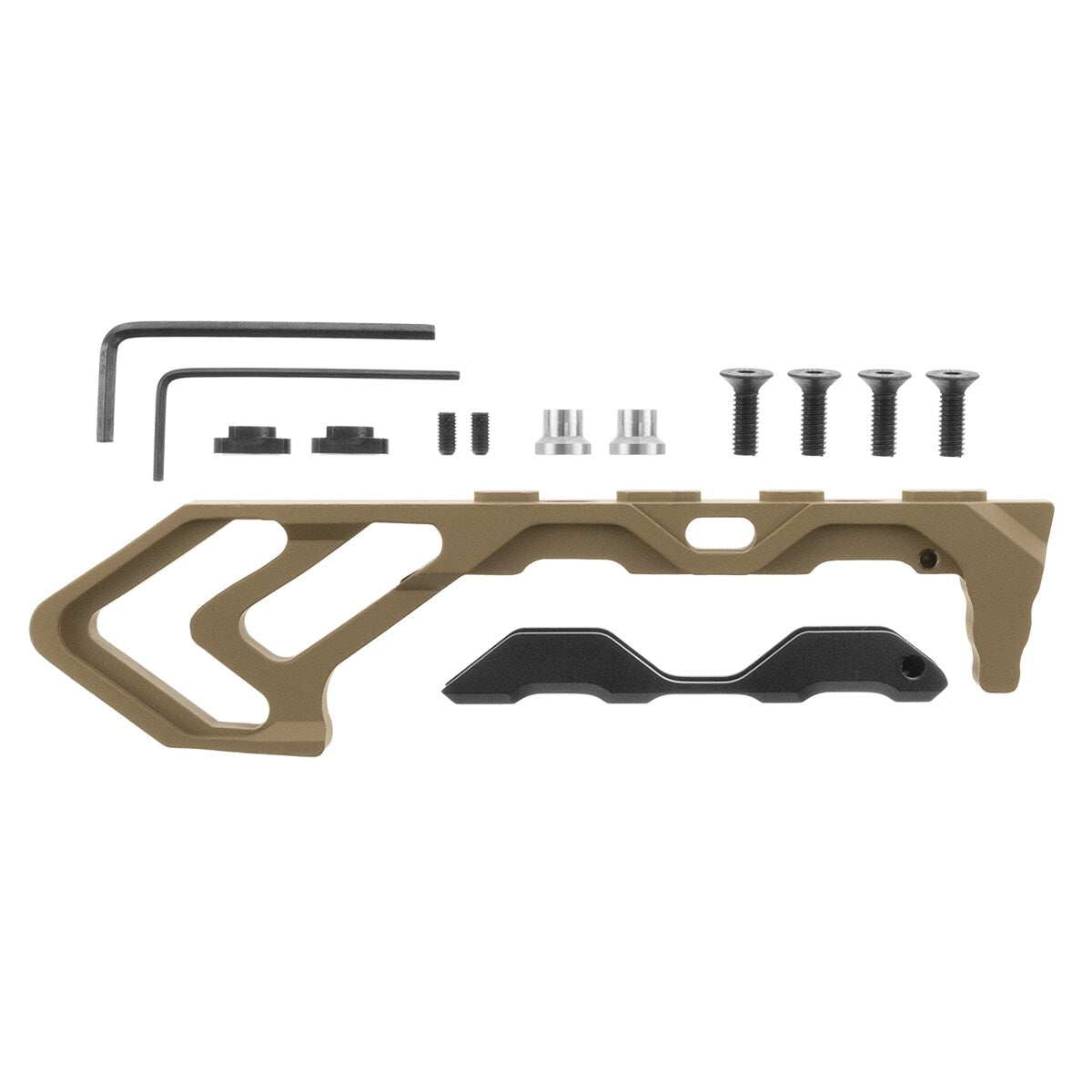 Chwyt kątowy przedni JJ Airsoft TD Mod Foregrip KeyMod/M-LOK - Tan