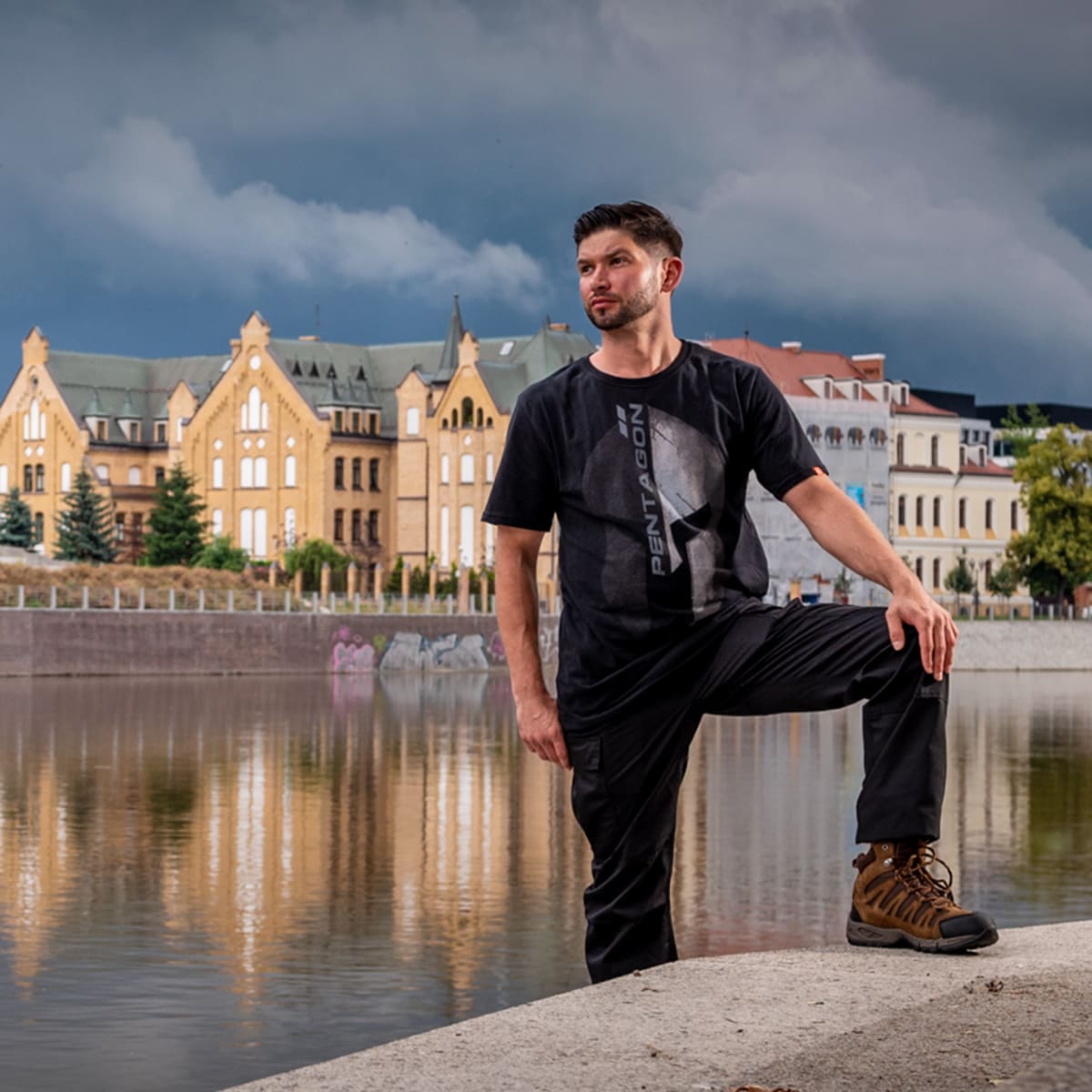 Koszulka T-Shirt Pentagon "Eternity" - Black