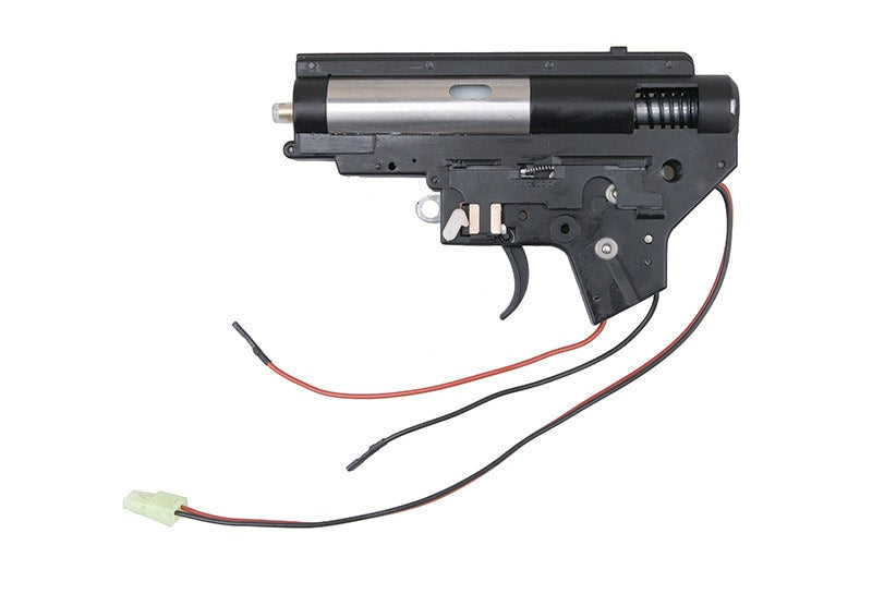 Kompletny gearbox v2 Cyma wraz z silnikiem - okablowanie na tył