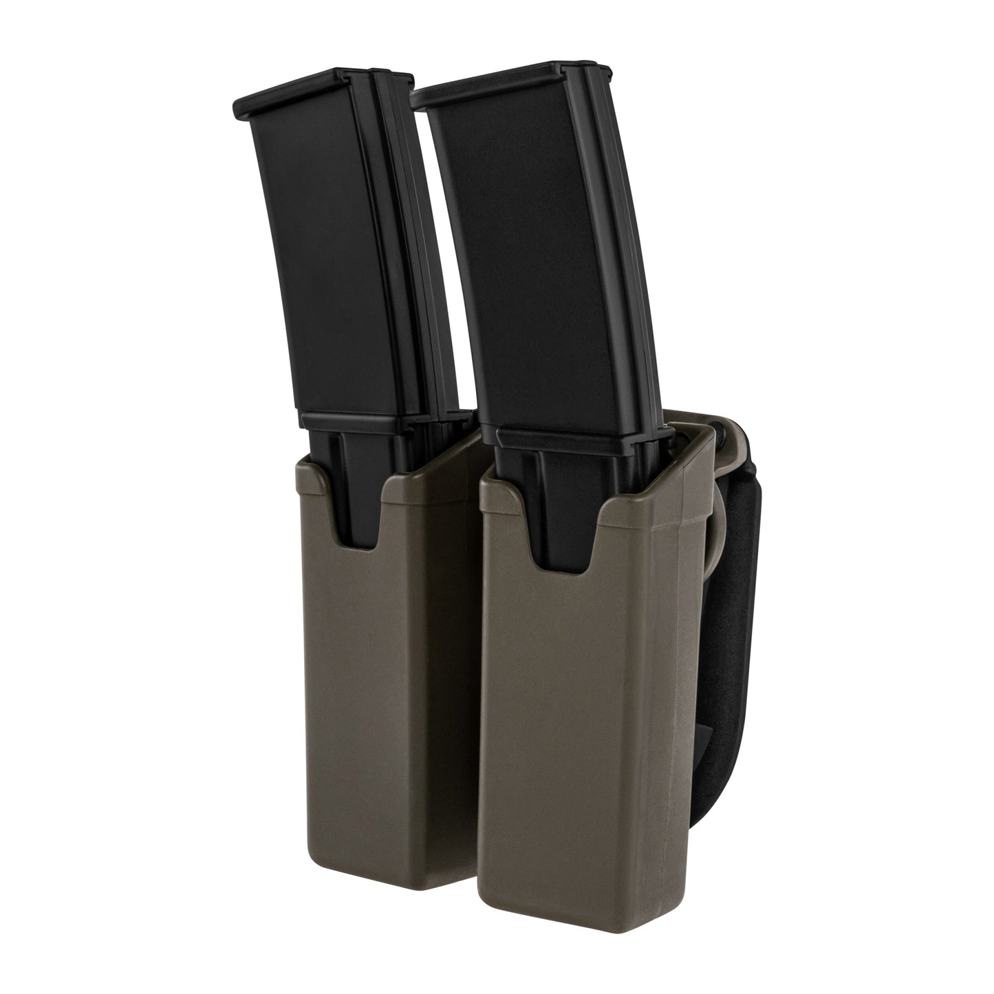 Podwójna ładownica obrotowa ESP z montażem Paddle na magazynki do MP5/UZI/SA VZ.61 - Olive Drab