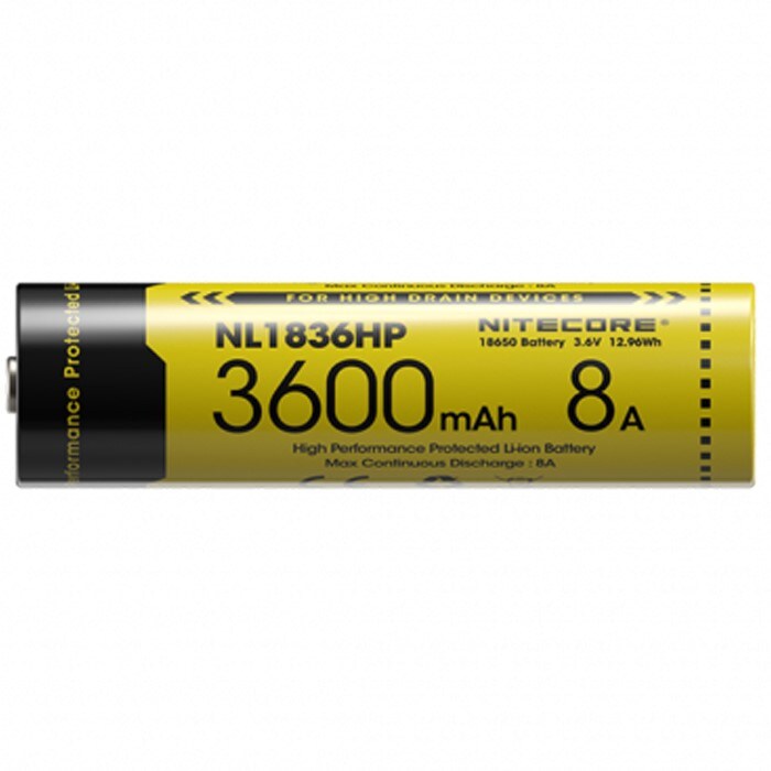 Akumulator Nitecore NL1836HP 18650 3,6 V High Performance - 3600 mAh