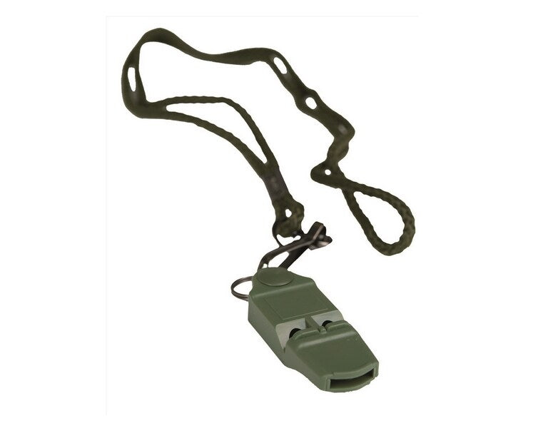 Gwizdek alarmowy Mil-Tec No Ball - Olive