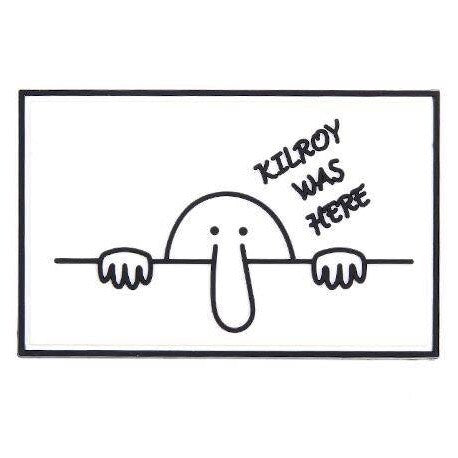 Naszywka 3D 101 INC. Kilroy was here - biała