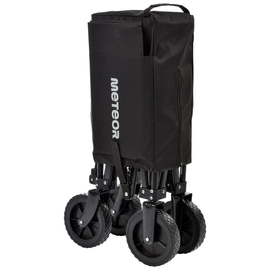 Wózek składany transportowy Meteor X-300 - Czarny