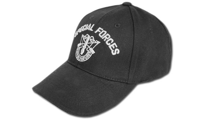 Czapka z daszkiem Fostex Special Forces - Czarna