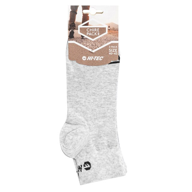 Skarpety Hi-Tec Chire Pack - Grey Melange - 3 pary