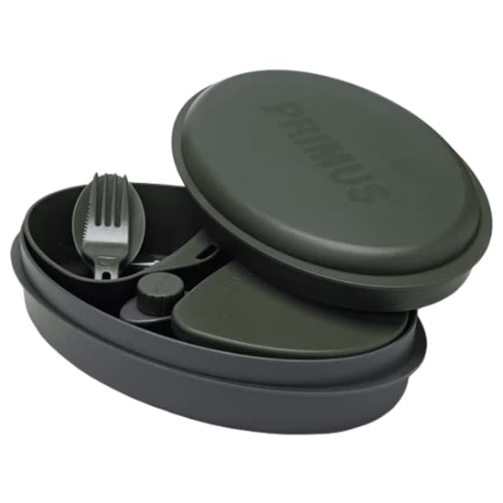 Zestaw naczyń turystycznych Primus Meal Set 8 elementów - Green