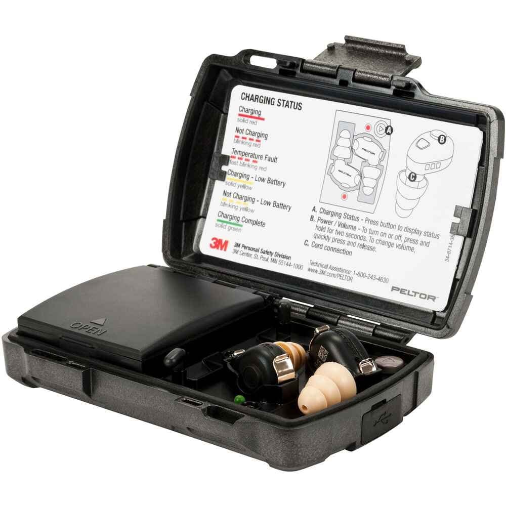 Ochronniki słuchu aktywne Peltor TEP-200 - Black