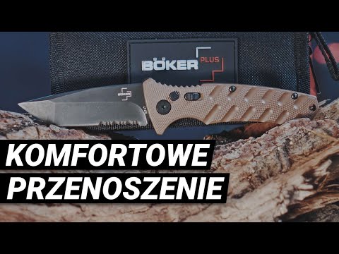 Nóż sprężynowy Boker Plus Strike Tanto - Coyote