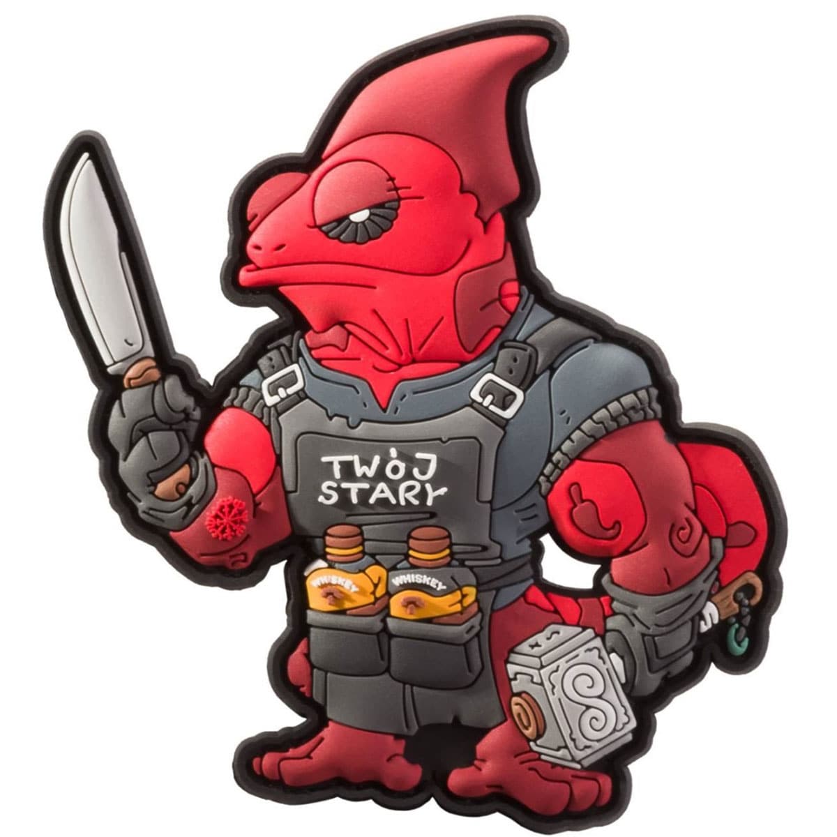 Naszywka Helikon Chameleon Trollsky Ambassador PVC - Red