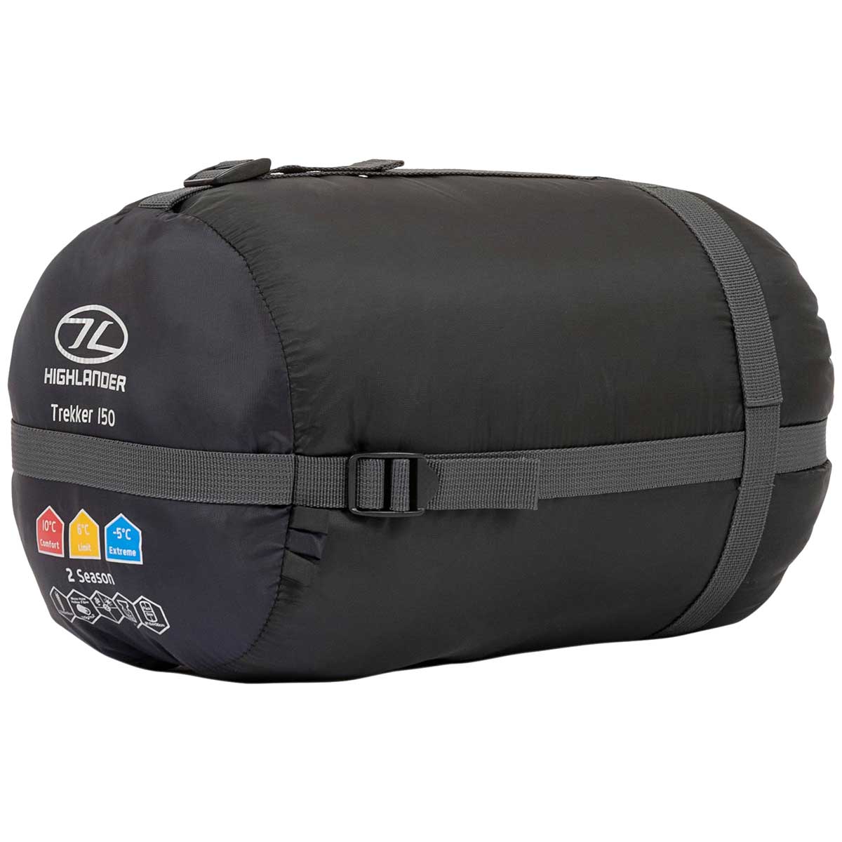 Spiwór Highlander Outdoor Trekker Mummy 150 - Charcoal