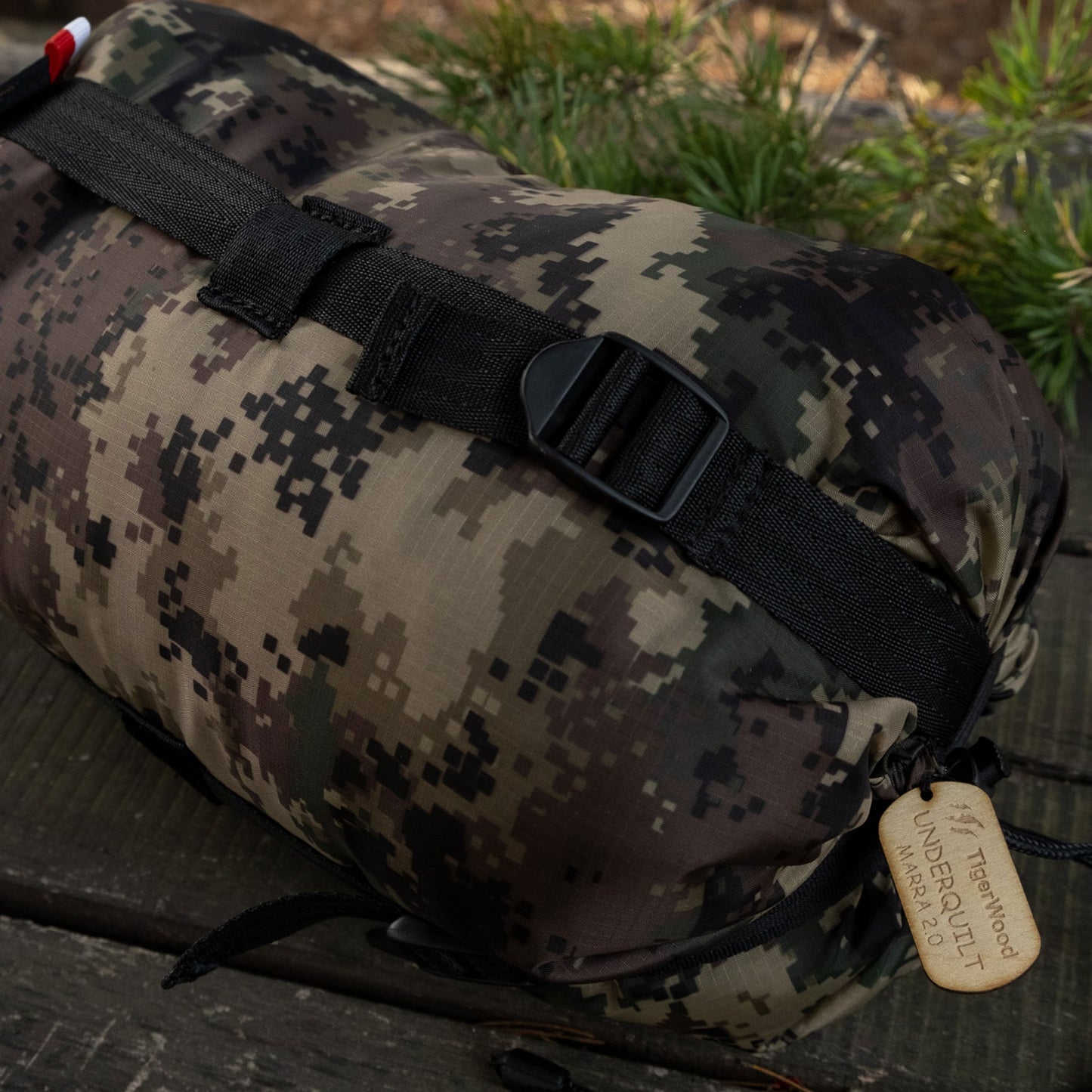 Podpinka hamakowa TigerWood Underquilt Marra 2.0 230 cm - Camo