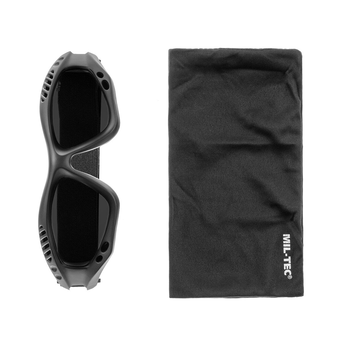 Gogle taktyczne Mil-Tec Commando Goggles Air Pro Smoke Black