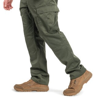 Spodnie wojskowe MFH wzmacniane US Combat BDU - Olive