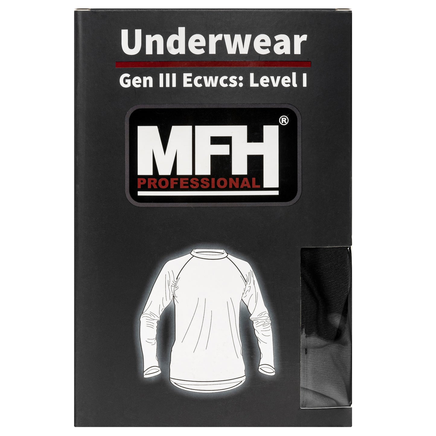 Koszulka termoaktywna MFH US Level I GEN III - Black