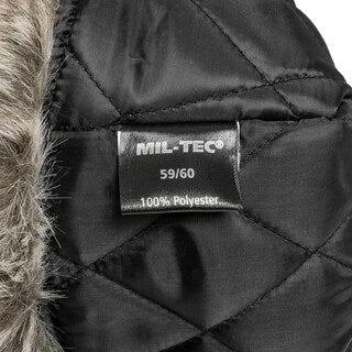 Czapka Mil-Tec Winter Faux-Fur - Black