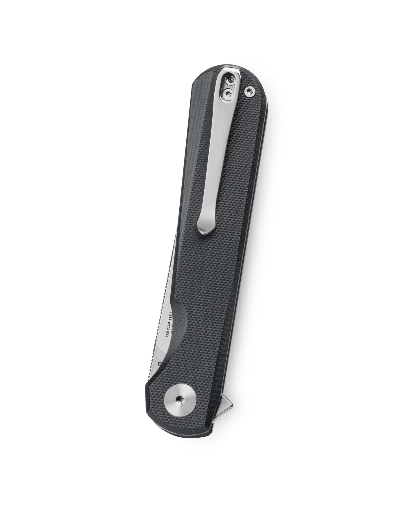 Nóż składany Bestechman Flick - Stonewashed/Satin, Black G10