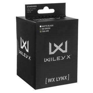 Gogle taktyczne Wiley X Lynx Clear/Grey - Black