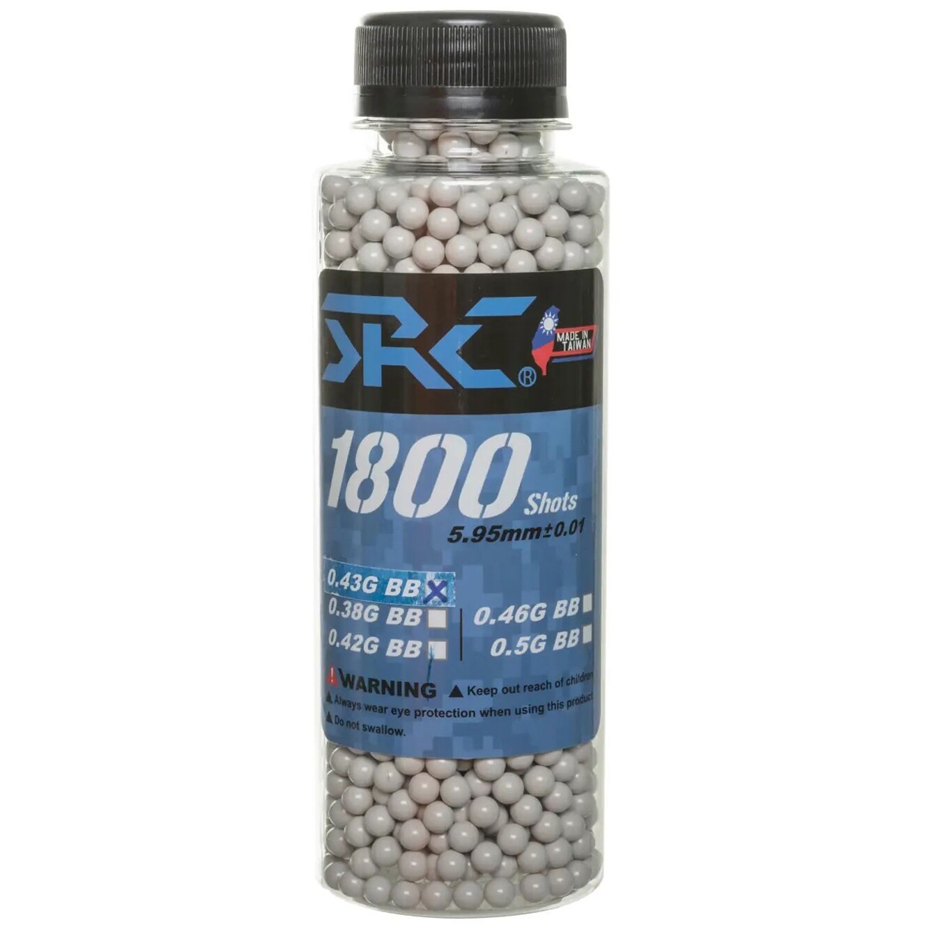 Kulki ASG SRC 0,43 g 1800 szt. - Białe