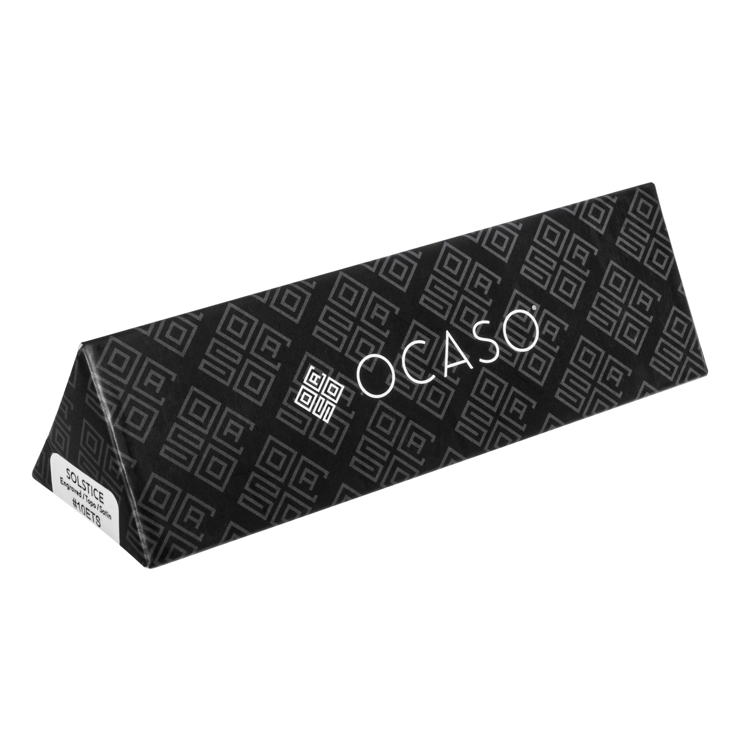 Nóż składany Ocaso Solstice Engraved Titanium - Satin/Topo