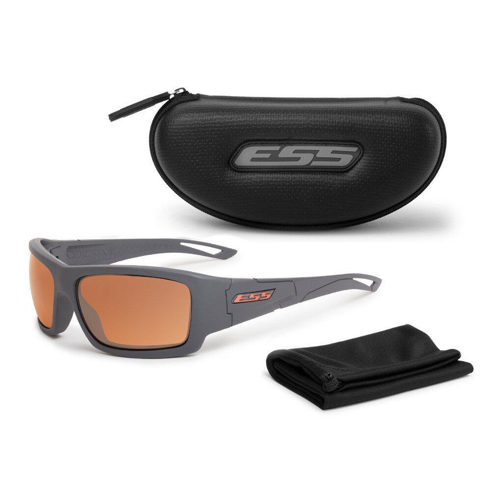 Okulary taktyczne ESS Credence - Gray Frame Mirrored Copper Lenses