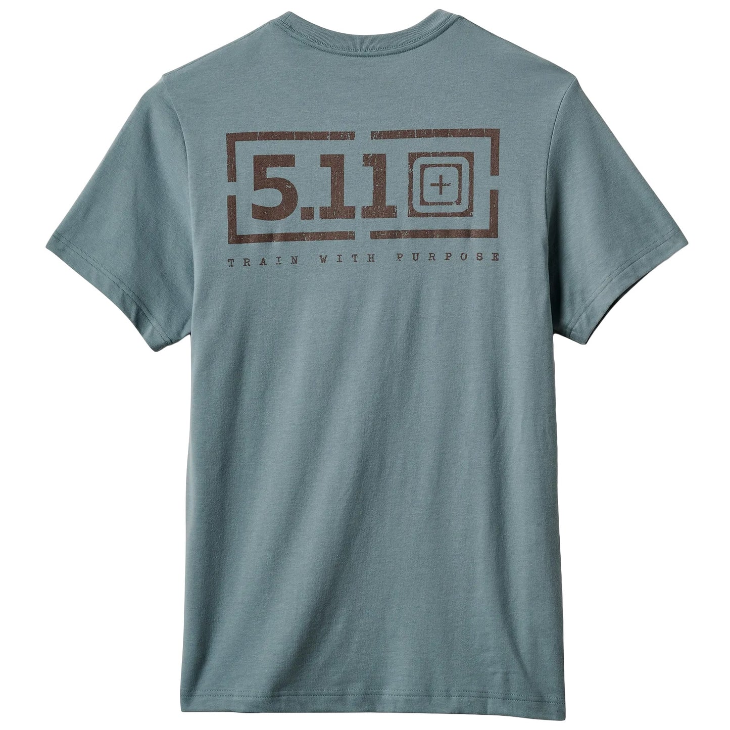 Koszulka T-shirt 5.11 PT-R Brick Lockup Tee - Blue Agave