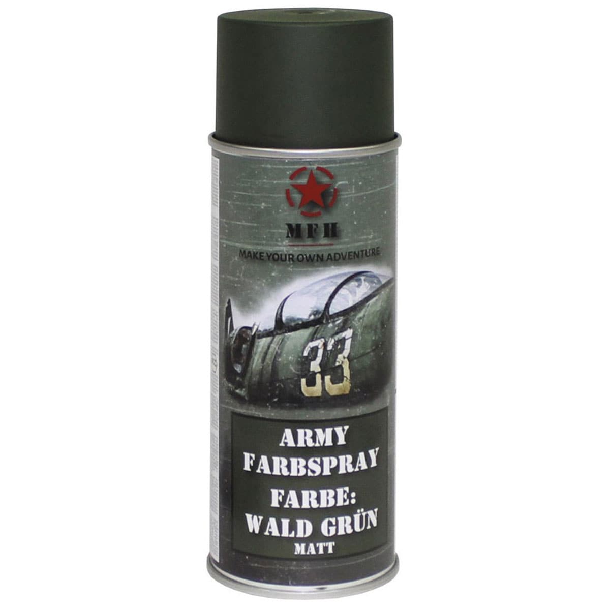 Farba wojskowa w sprayu MFH 400 ml - Forest Green (RAL6031)