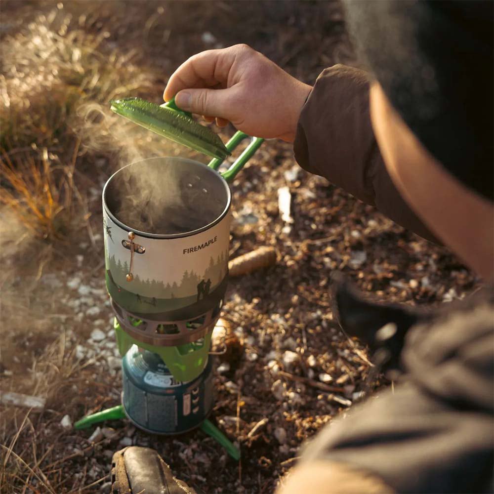 Kuchenka turystyczna Fire Maple FMS-X3 z garnkiem - Green