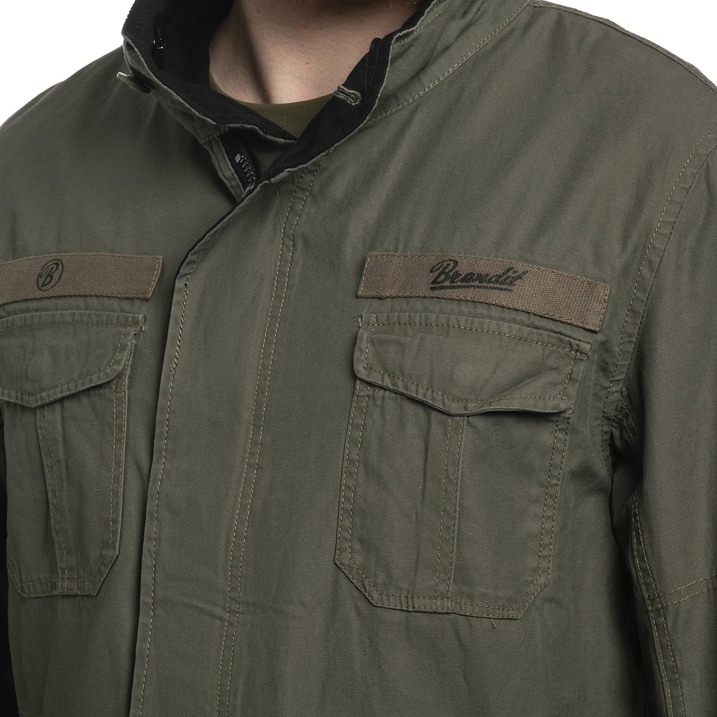Kurtka dwustronna Brandit Twister Reverse - Black/Olive