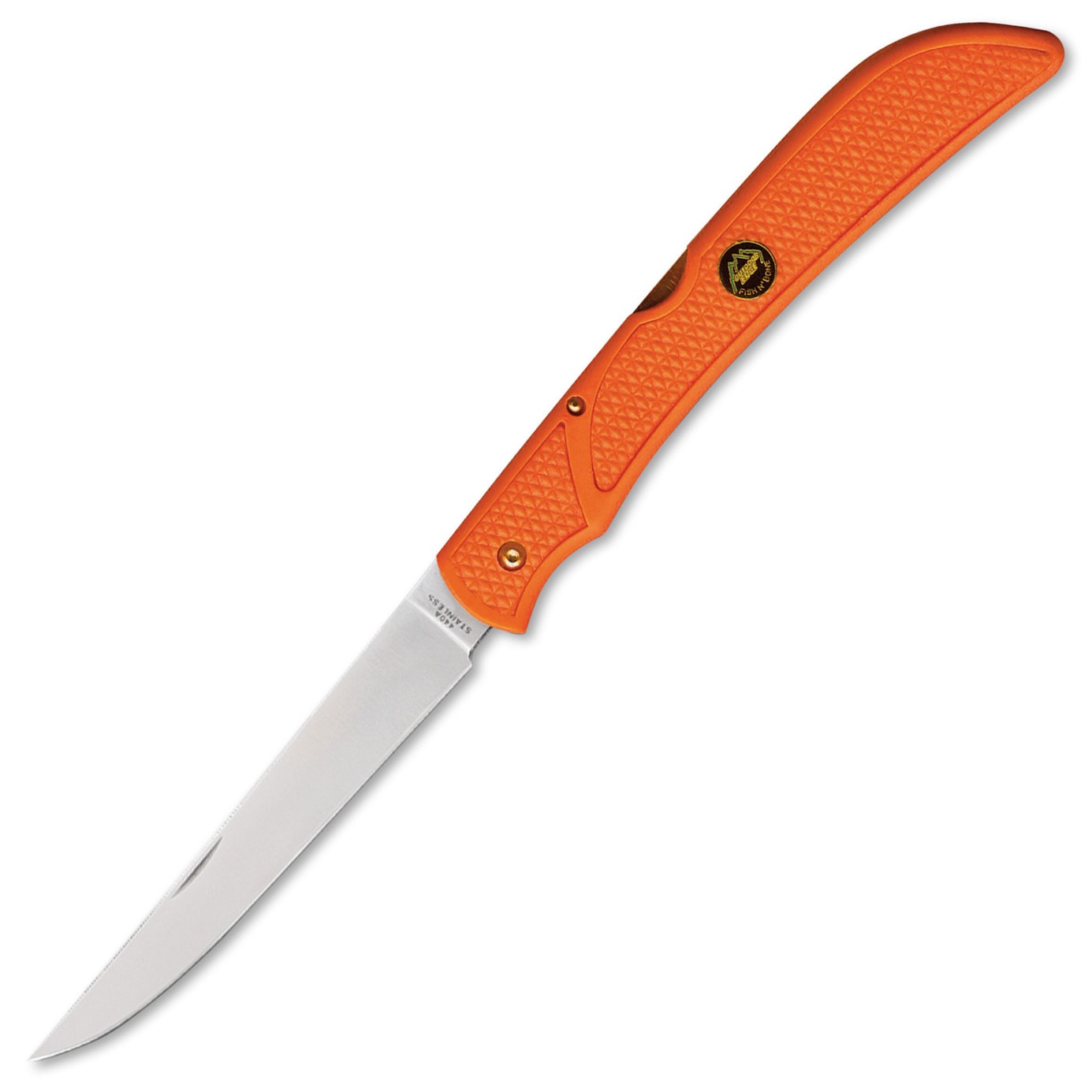 Nóż składany Outdoor Edge Field Bone Orange