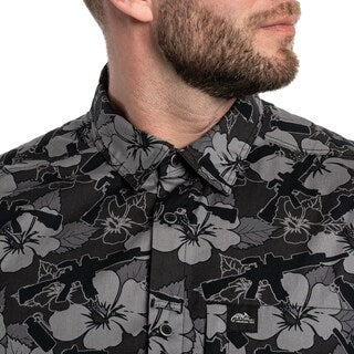Koszula Helikon Tactical Hawaiian Short Sleeve - Dark Ops