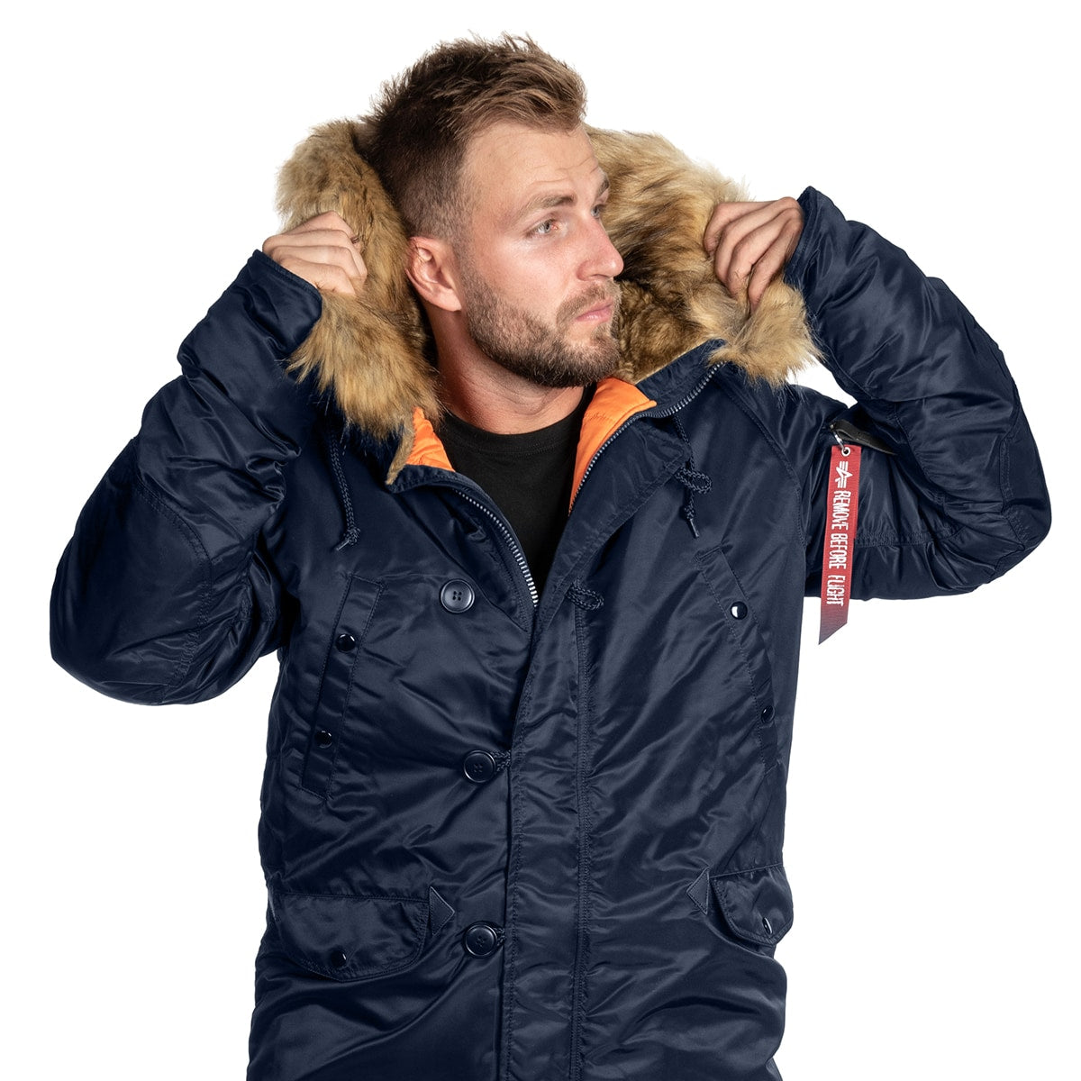 Kurtka Alpha Industries N3B VF 59 Fitted - Replica Blue
