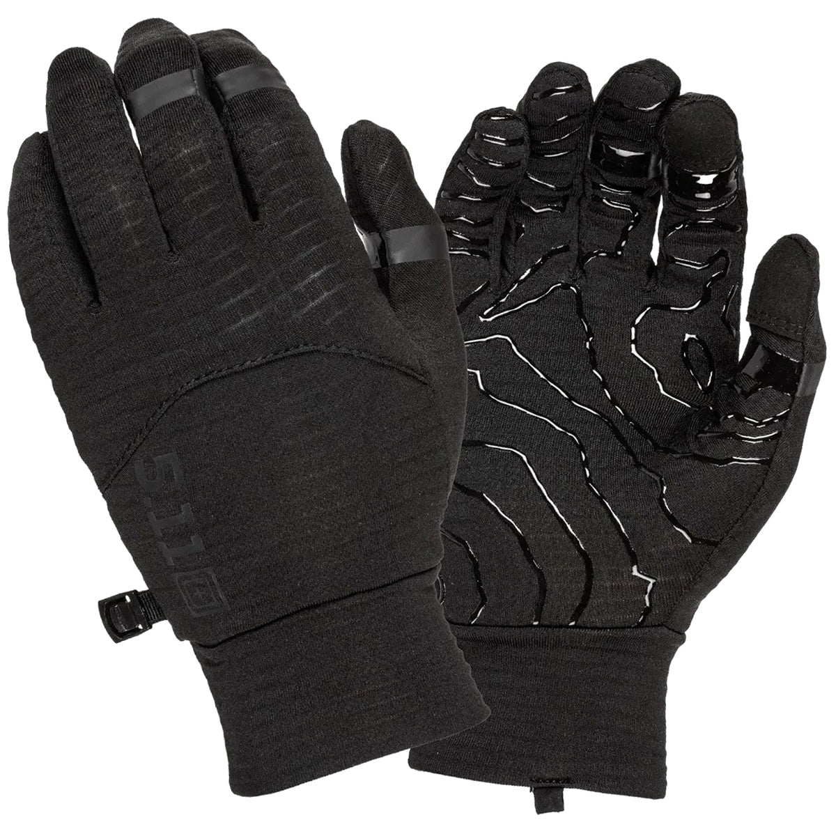 Rękawice 5.11 Stratos Stretch Fleece - Black