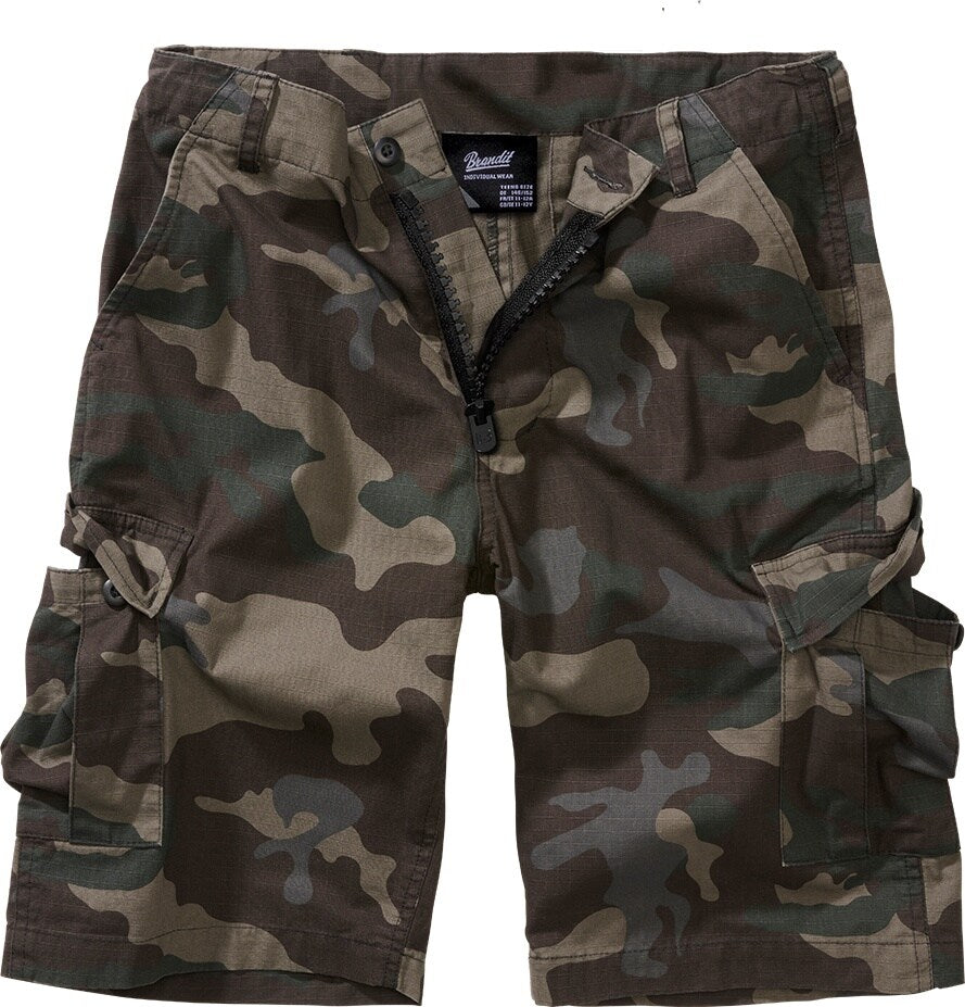 Szorty dziecięce Brandit BDU Rip-Stop - Dark Camo
