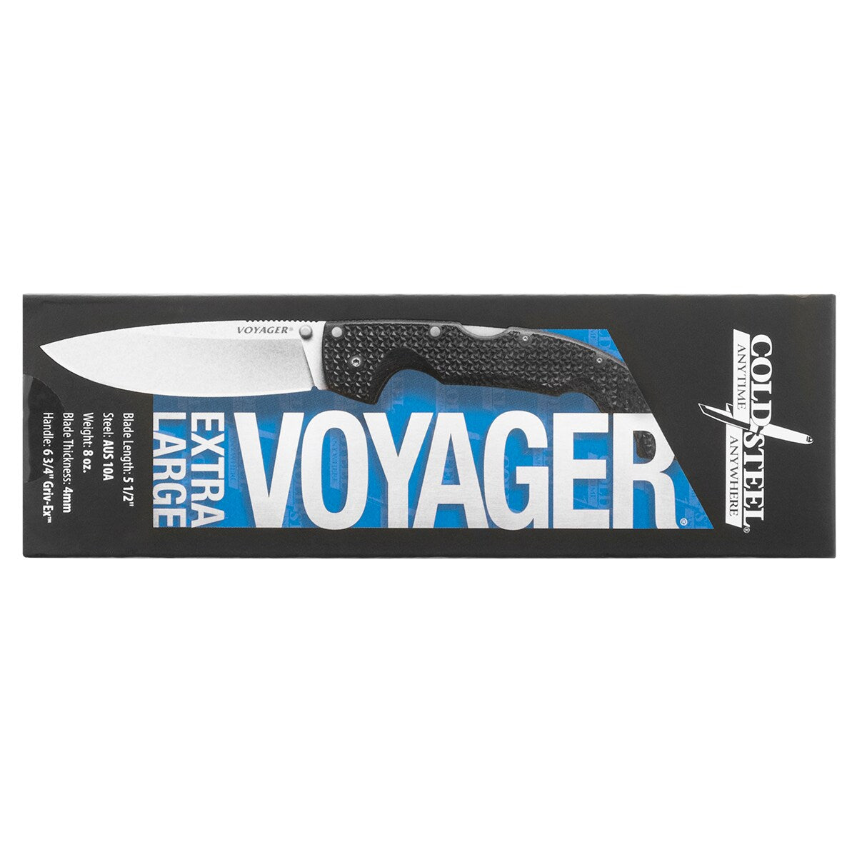 Nóż składany Cold Steel Voyager XL Drop Point AUS10A