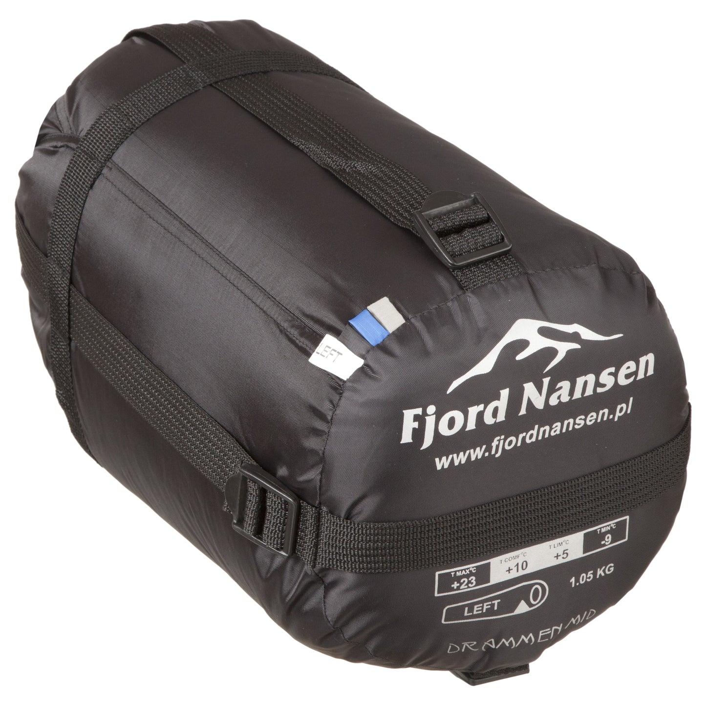 Śpiwór Fjord Nansen Drammen MID SBS Sapphire 1040 g - lewy