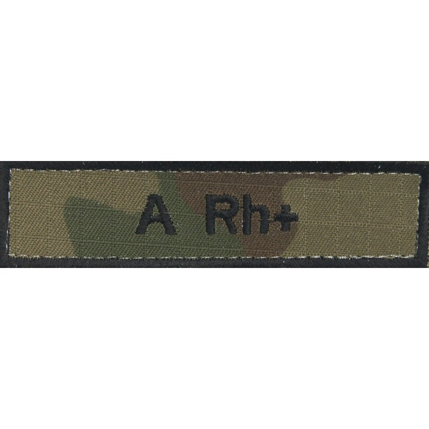 Emblemat - grupa krwi A Rh+ wz.93 Pantera PL Woodland