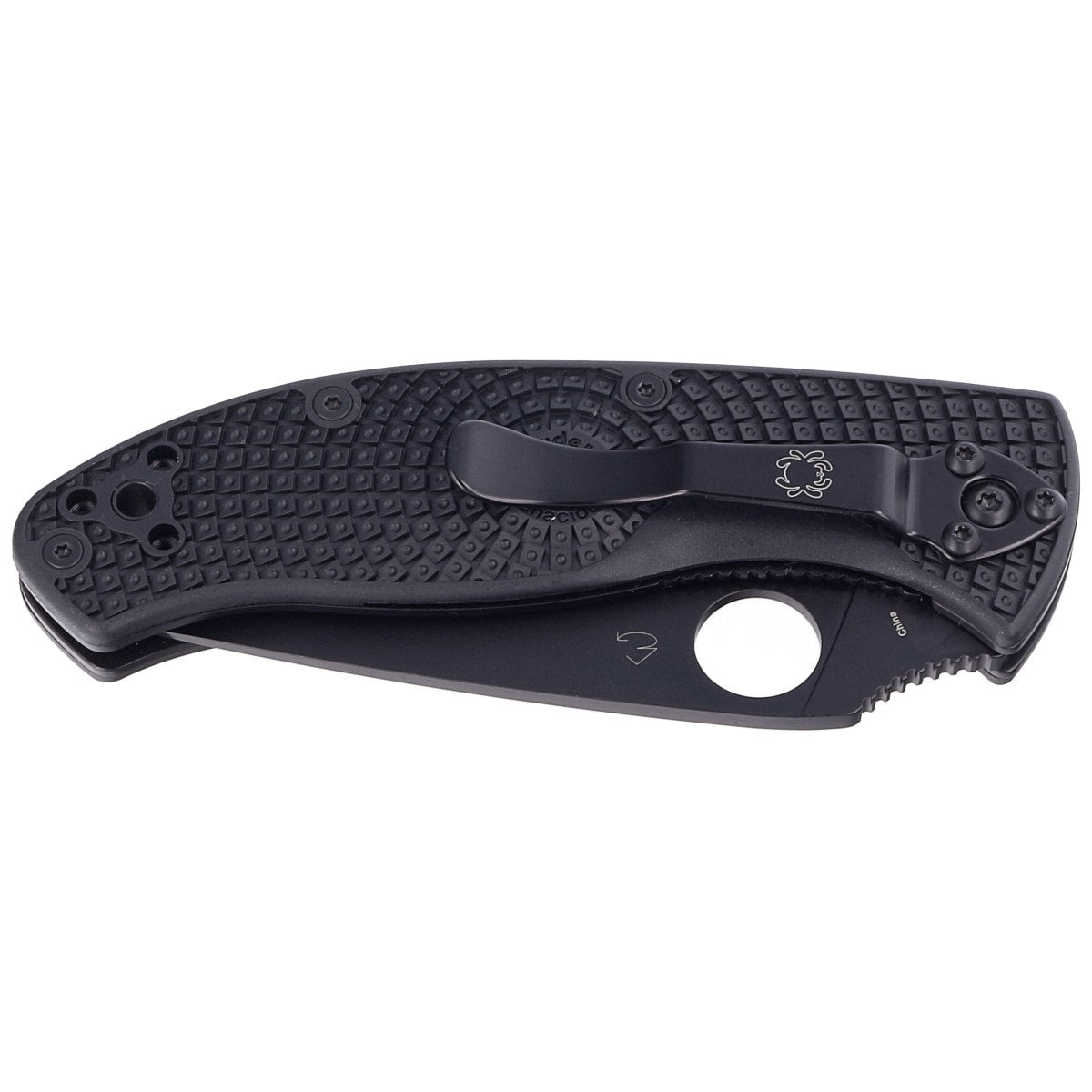 Nóż składany Spyderco Tenacious FRN 8Cr13MoV - Black Blade Spyder
