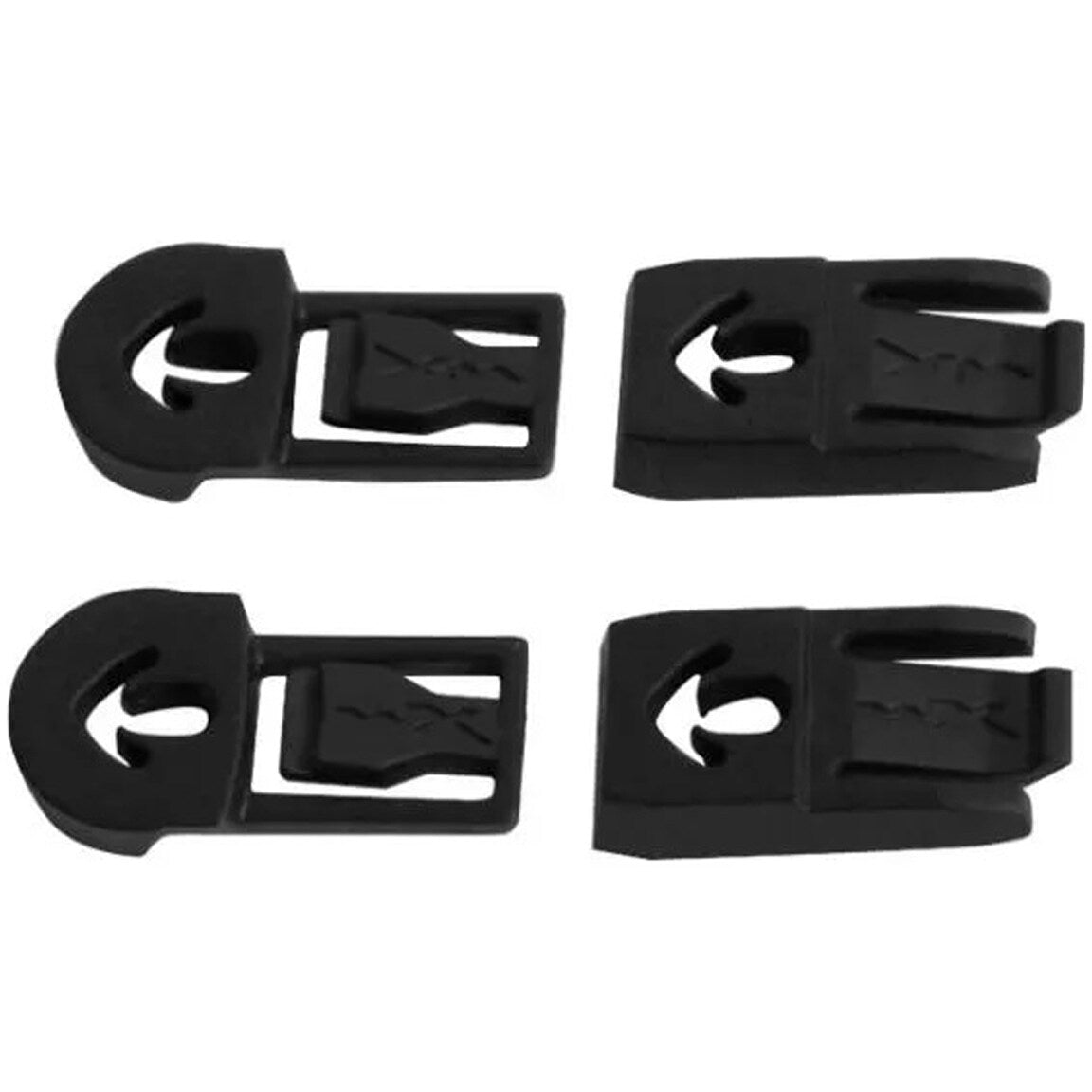 Klipsy do montażu gogli Wiley X RAS ARC Rail - Black