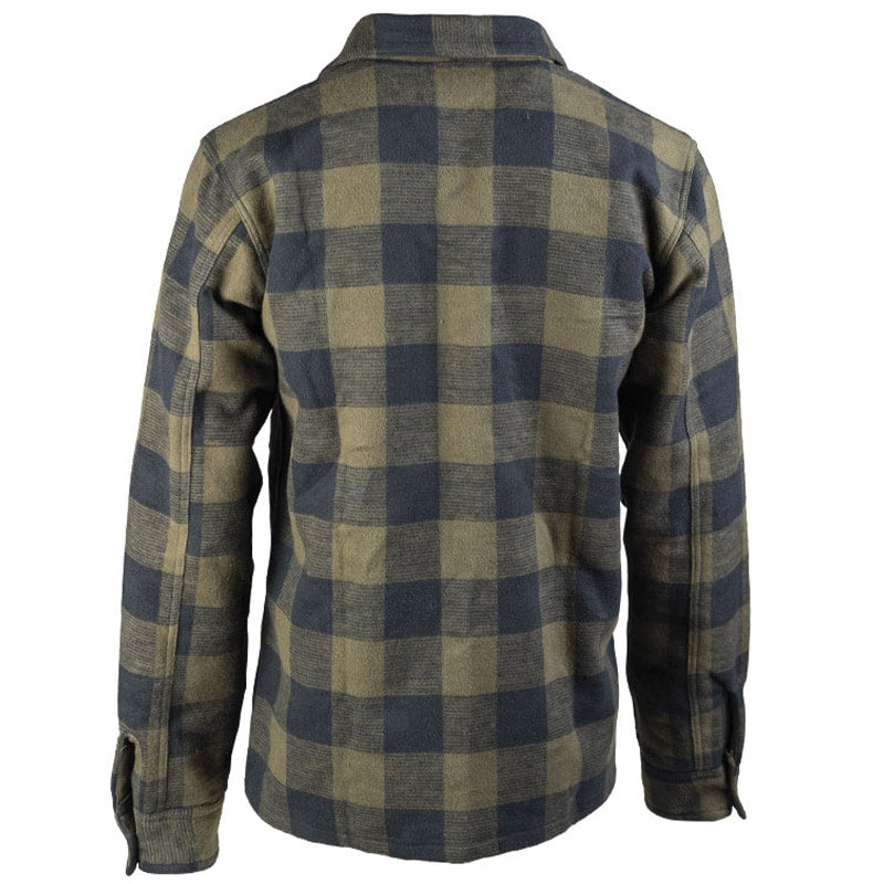 Koszula Mil-Tec Flannel Shirt Longsleeve - Black/Olive