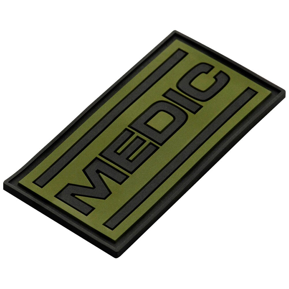 Naszywka medyczna M-Tac Medic PVC - Black/Olive