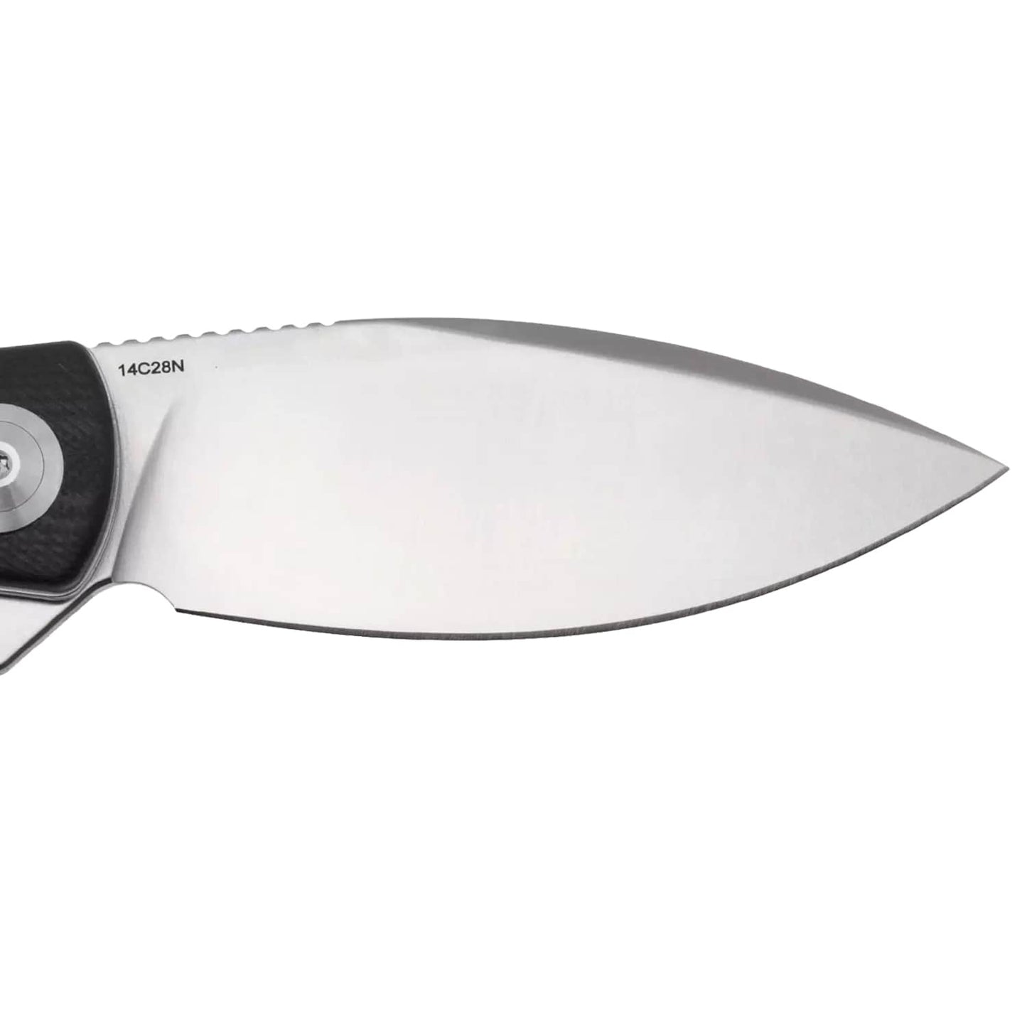 Nóż składany Trollsky Knives Mandu EVO Satin 14C28N/Black G10