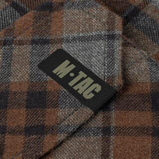 Koszula M-Tac Lumberjack Merino Cold Weather - Grey/Brown