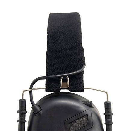 Opaska Velcro Earmor do ochronników słuchu M62 - Czarny