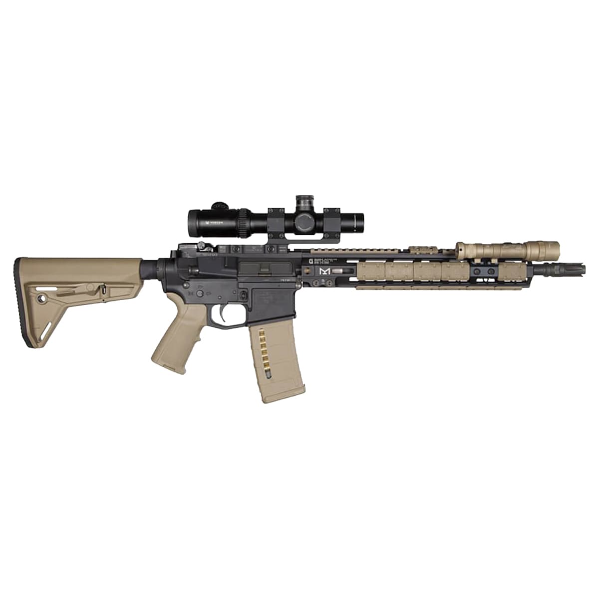 Szyna Magpul M-LOK-RIS Offset Light/Optic Mount - Black