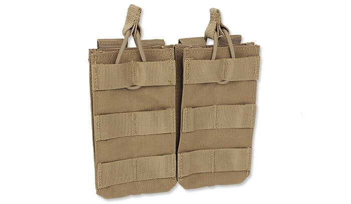 Podwójna ładownica Condor Open Top na magazynki M4/M16 - Coyote Brown