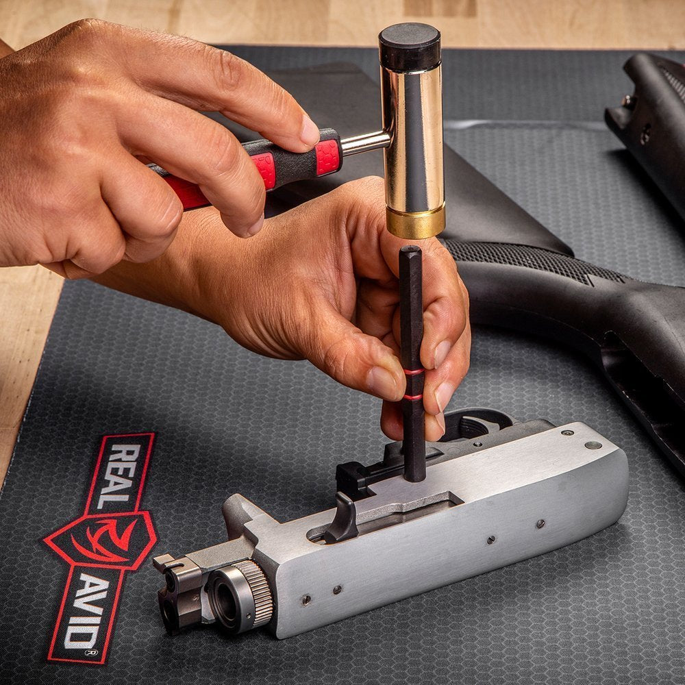Zestaw wybijaków z młotkiem Real Avid Accu-Punch Hammer Roll Pin Punch Set