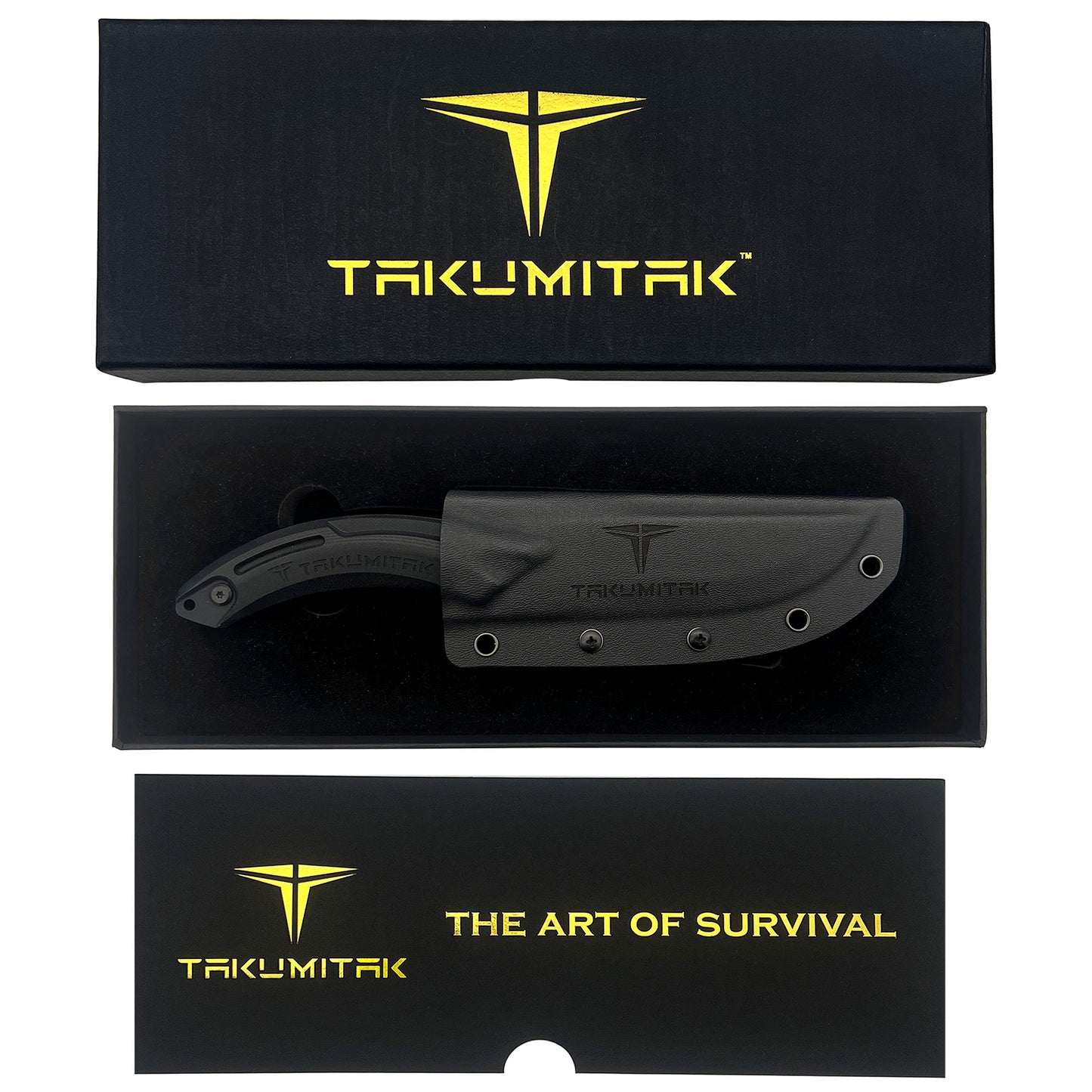 Nóż Takumitak Hunter - Black/Black Blade