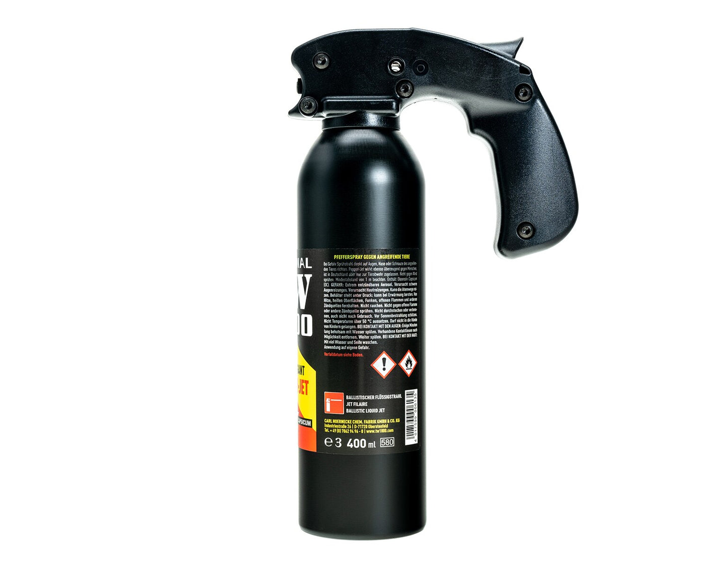 Gaz pieprzowy na zwierzęta TW 1000 Pepper Super Gigant Jet 400 ml - strumień (DE)